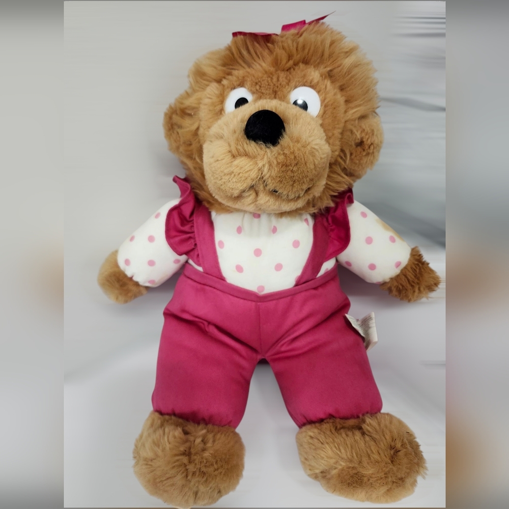 Berenstain Bears "Sister Bear " 18" Plush Stuffed Animal Vintage 1997 Teddy Bear